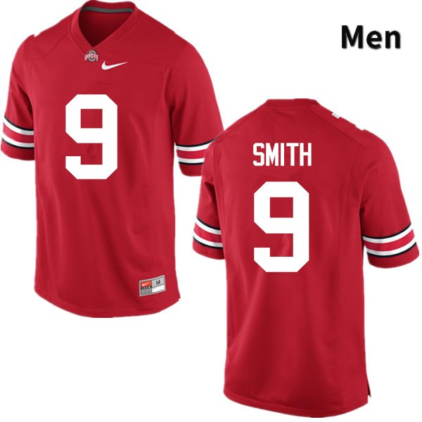 Men's Ohio State Buckeyes #9 Devin Smith Red Game College Stitched Football Jersey 23UV044XD